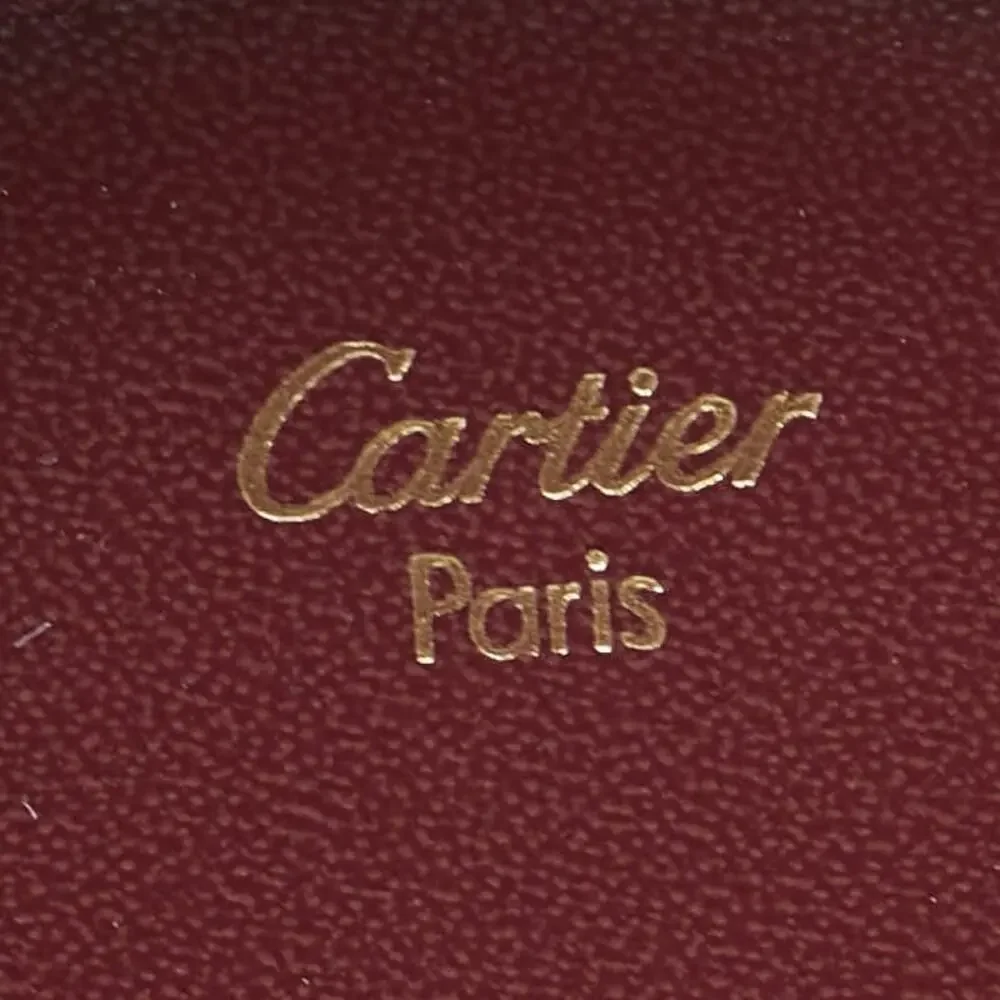 Cartier Leather Must de Cartier Coin Purse Burgundy
